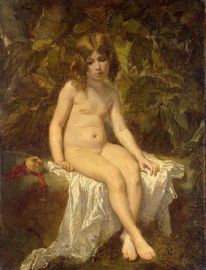 Thomas Couture Little Bather Spain oil painting art